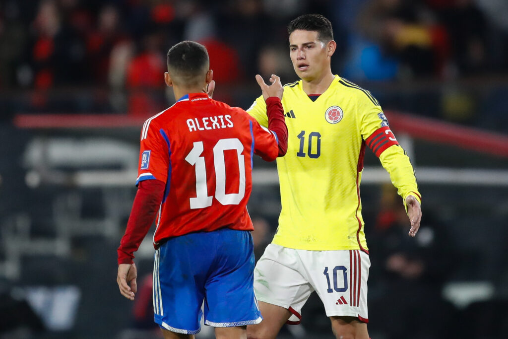 Chile le hizo partido a Colombia pero sin puntería